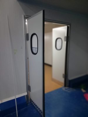 porte va et vient semi isotherme thermique maroc