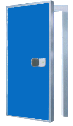 Porte pivotante pour chambres froides à température négative au maroc